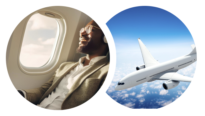 Flight booking illustration